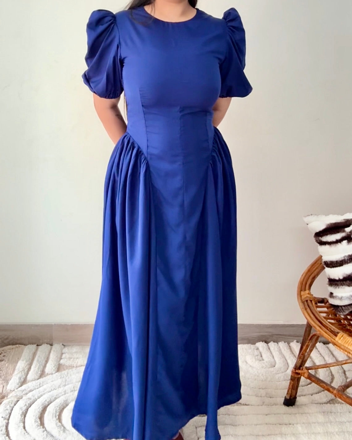 Sophia Navy Sundress