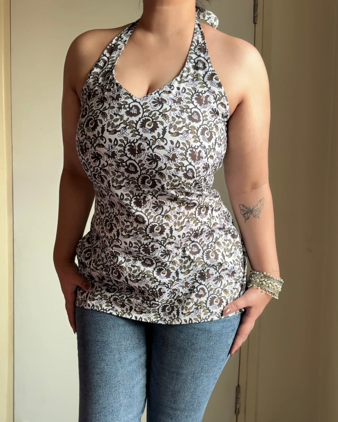 Siya Noor Gul Halter Kurti