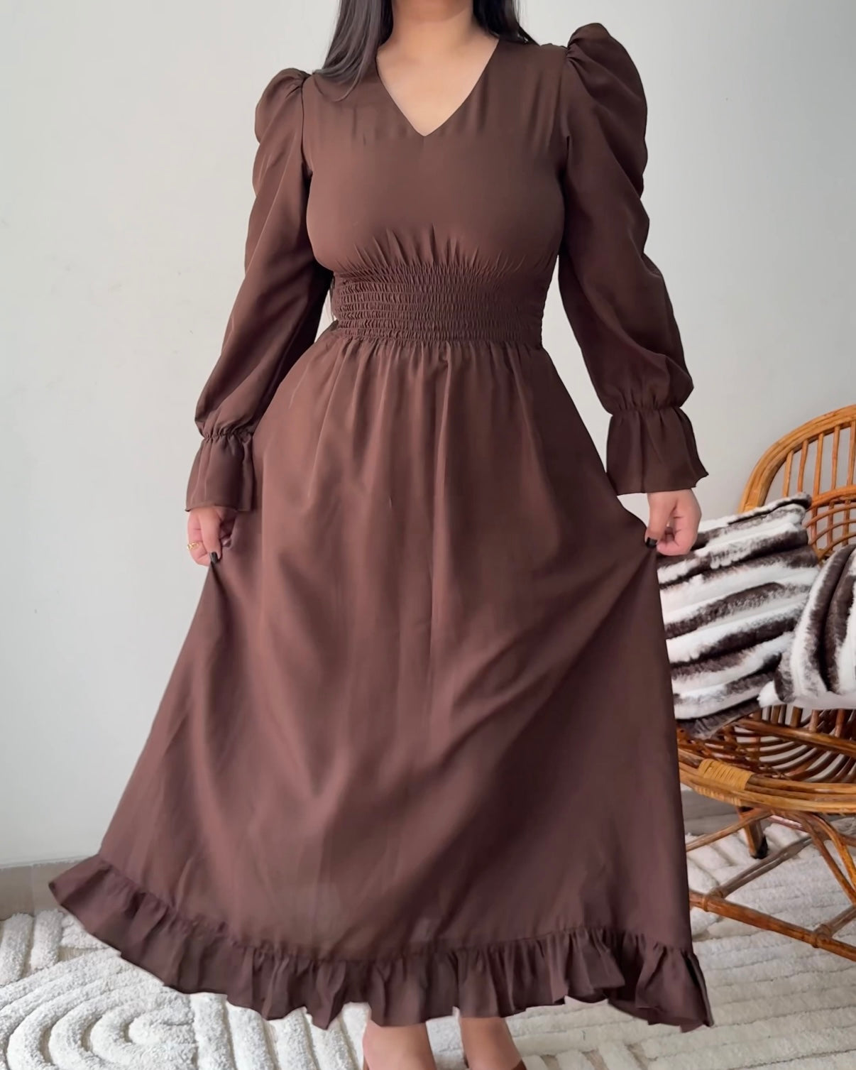 Paige Brown Boho Maxi Dress