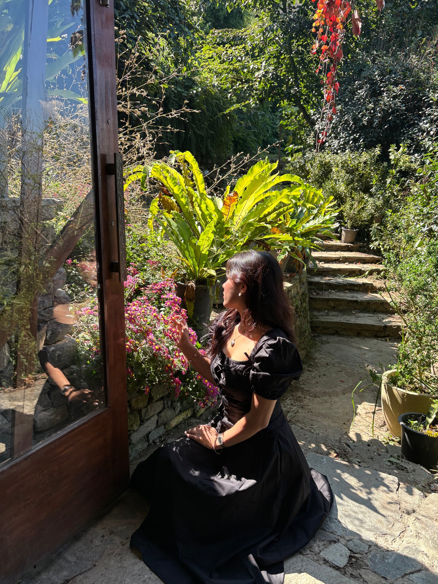 Talia Black Corset Dress