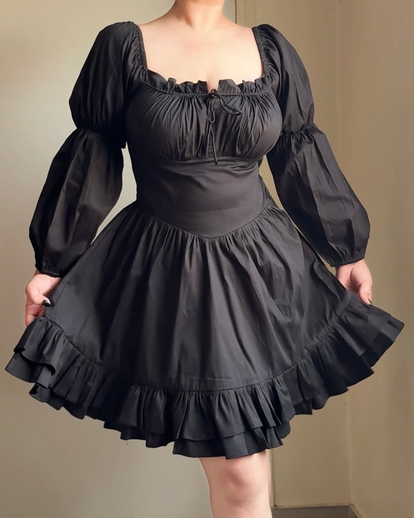 Alexendra Black Mini Dress
