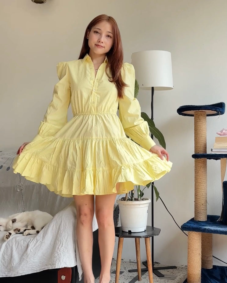 Elina Buttercup Mini Dress
