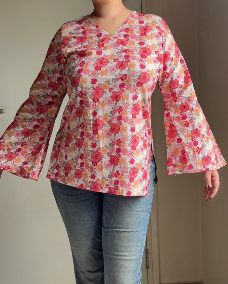 Radhika Criss-Cross Back Kurti
