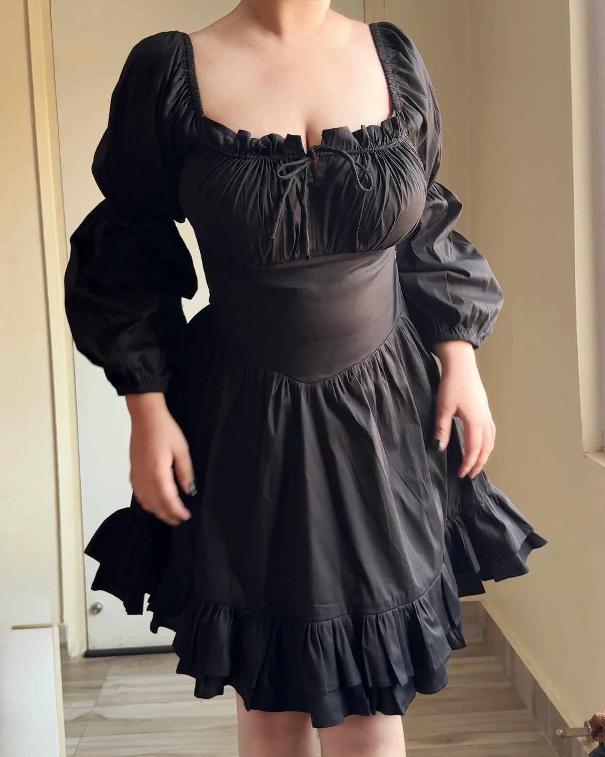 Alexendra Black Mini Dress