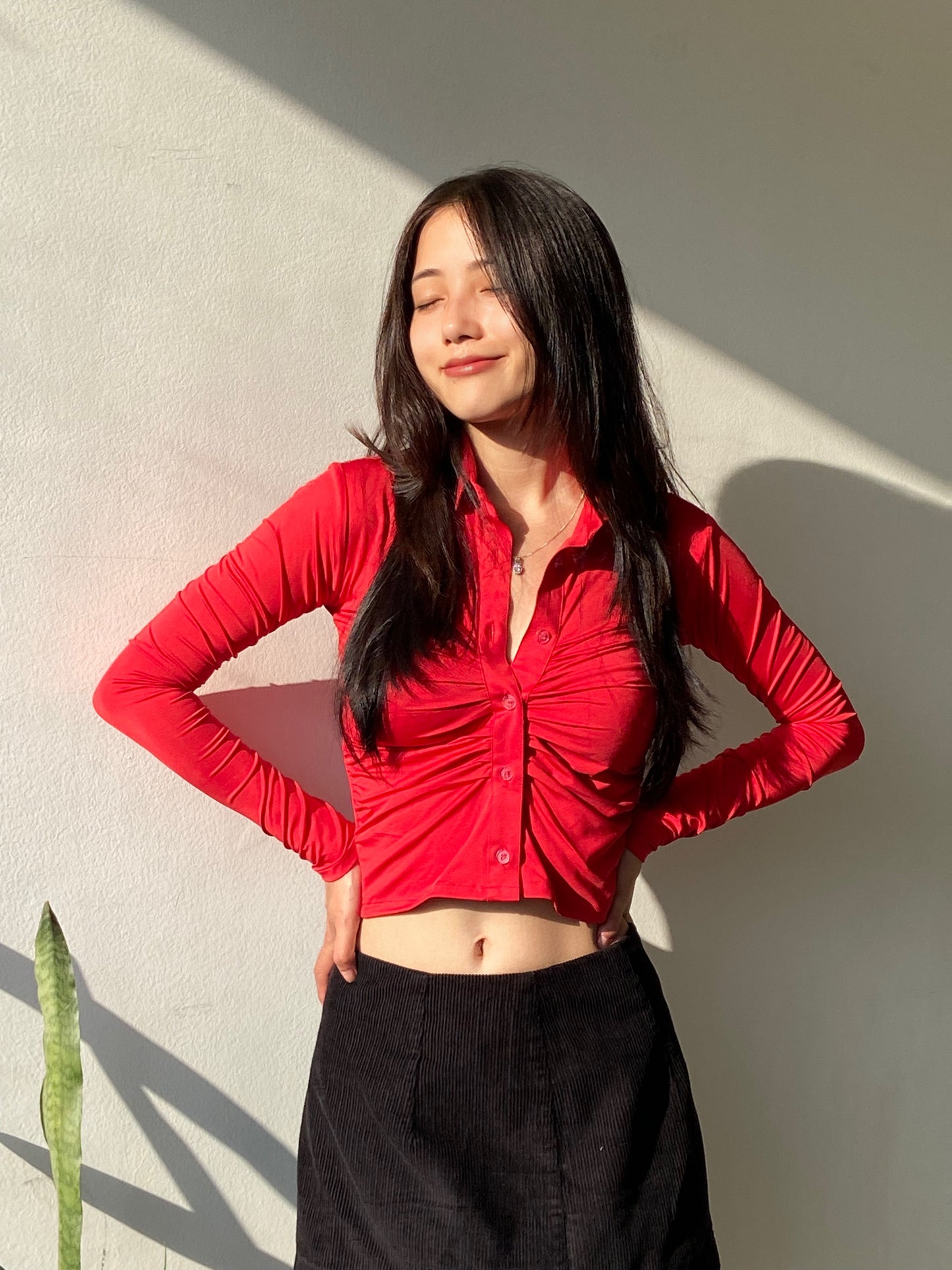 Carlie Top in Red