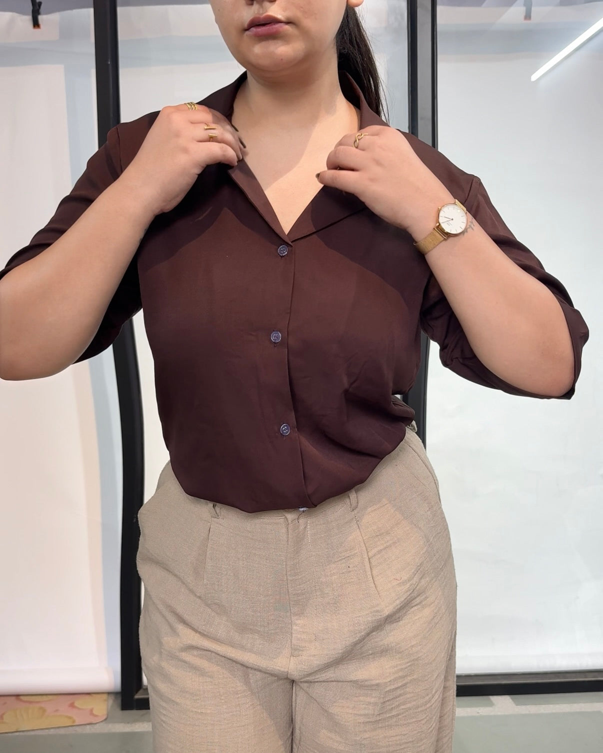 Mocha Luxe Shirt
