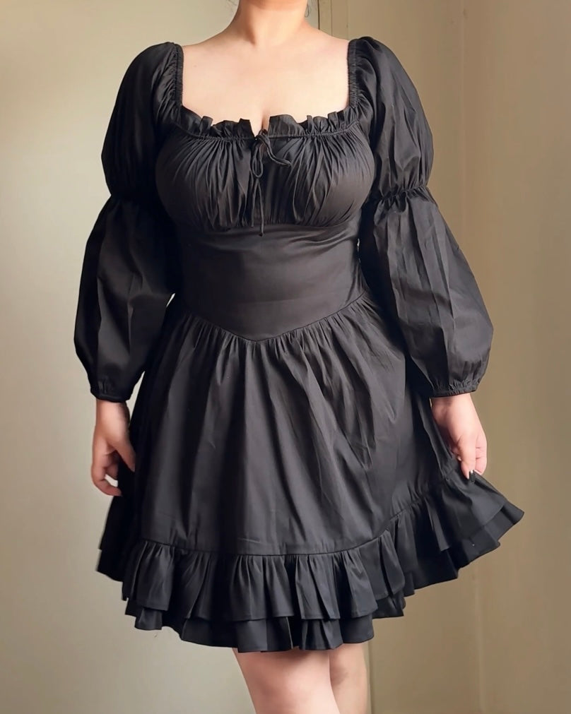 Alexendra Black Mini Dress
