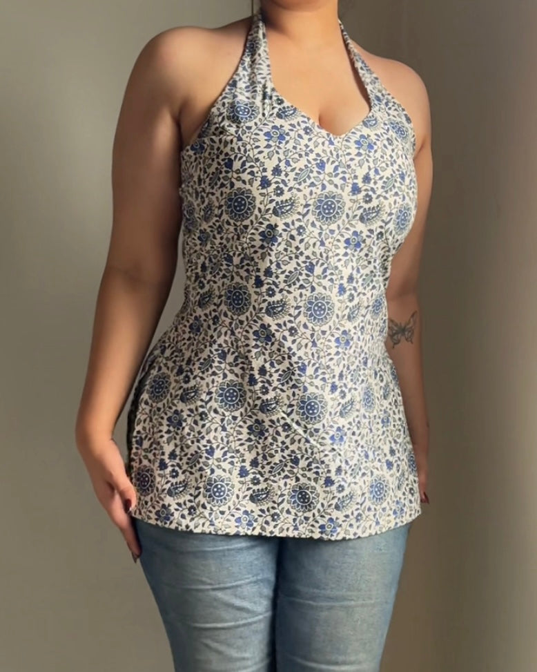 Siya Halter Corset Kurti