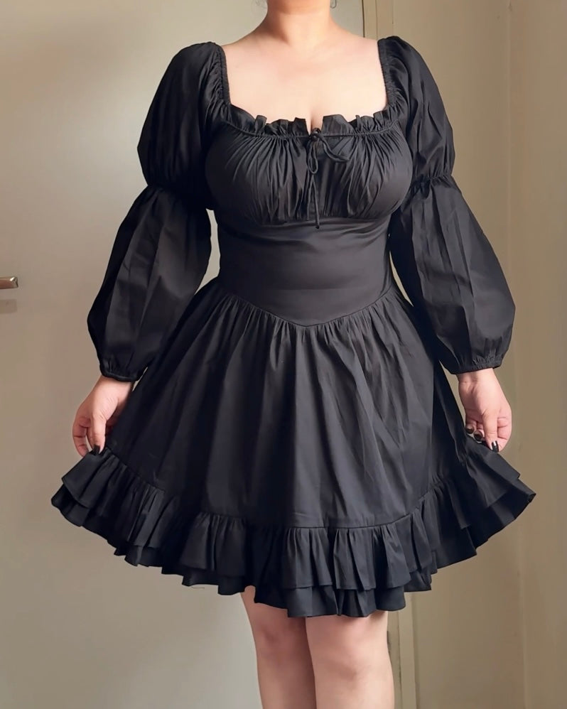 Alexendra Black Mini Dress