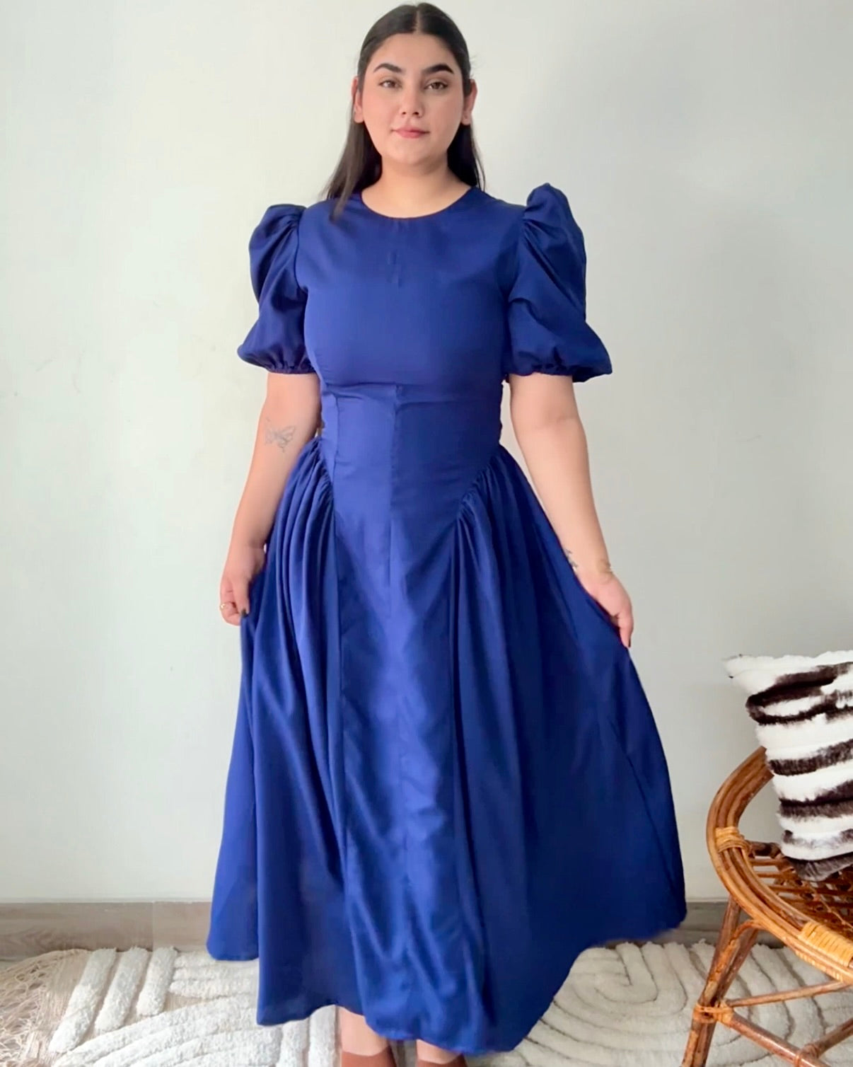 Sophia Navy Sundress