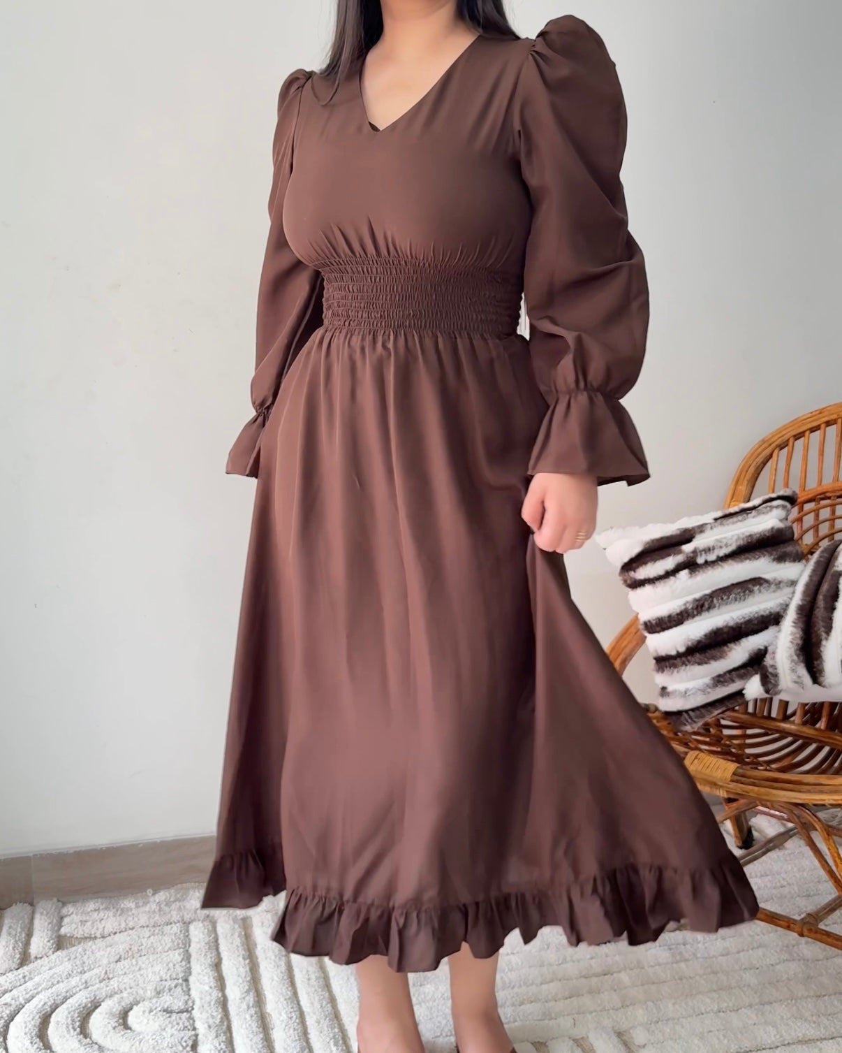 Paige Brown Boho Maxi Dress