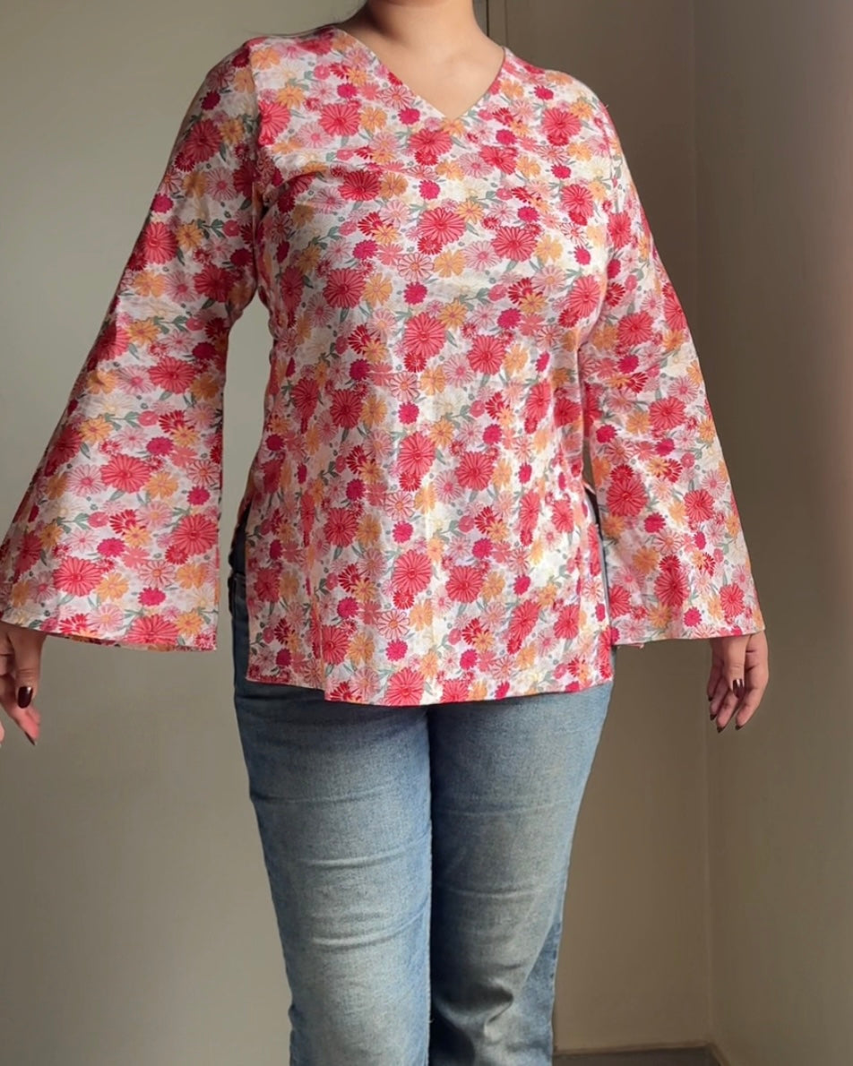 Radhika Criss-Cross Back Kurti