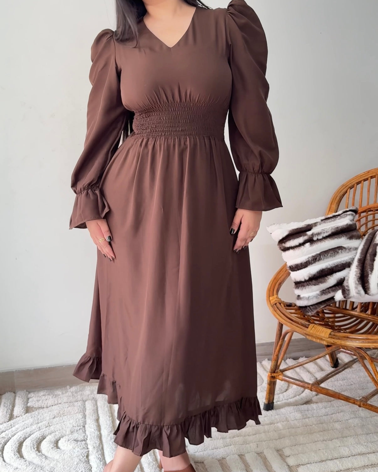 Paige Brown Boho Maxi Dress