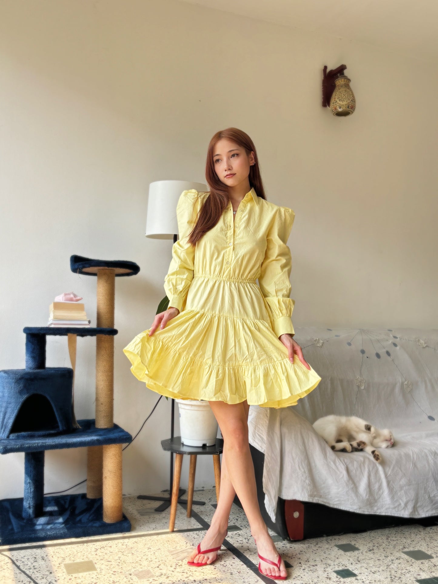 Elina Buttercup Mini Dress