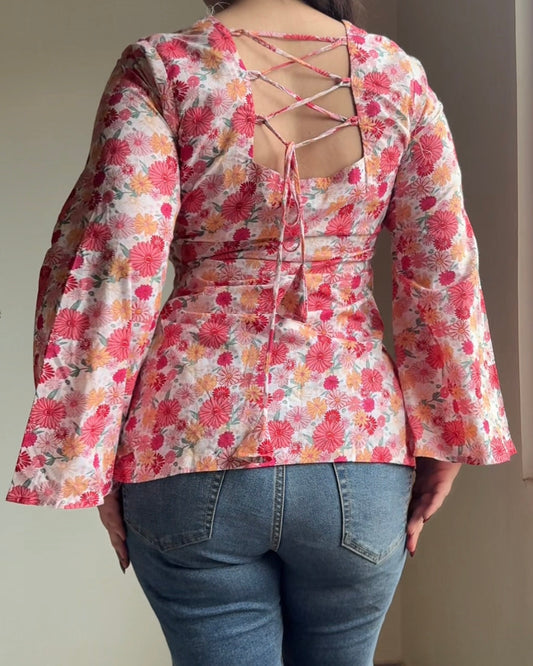 Radhika Criss-Cross Back Kurti