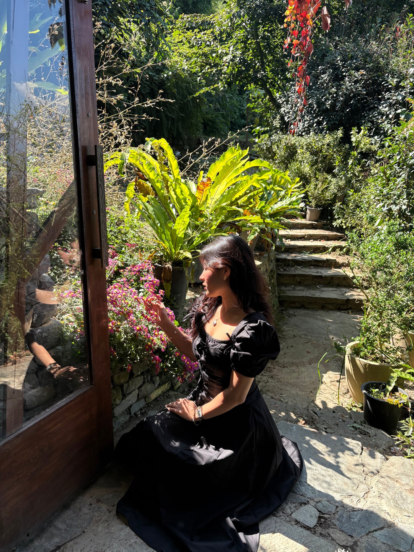 Talia Black Corset Dress