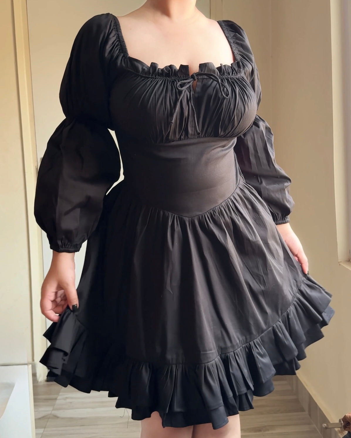 Alexendra Black Mini Dress