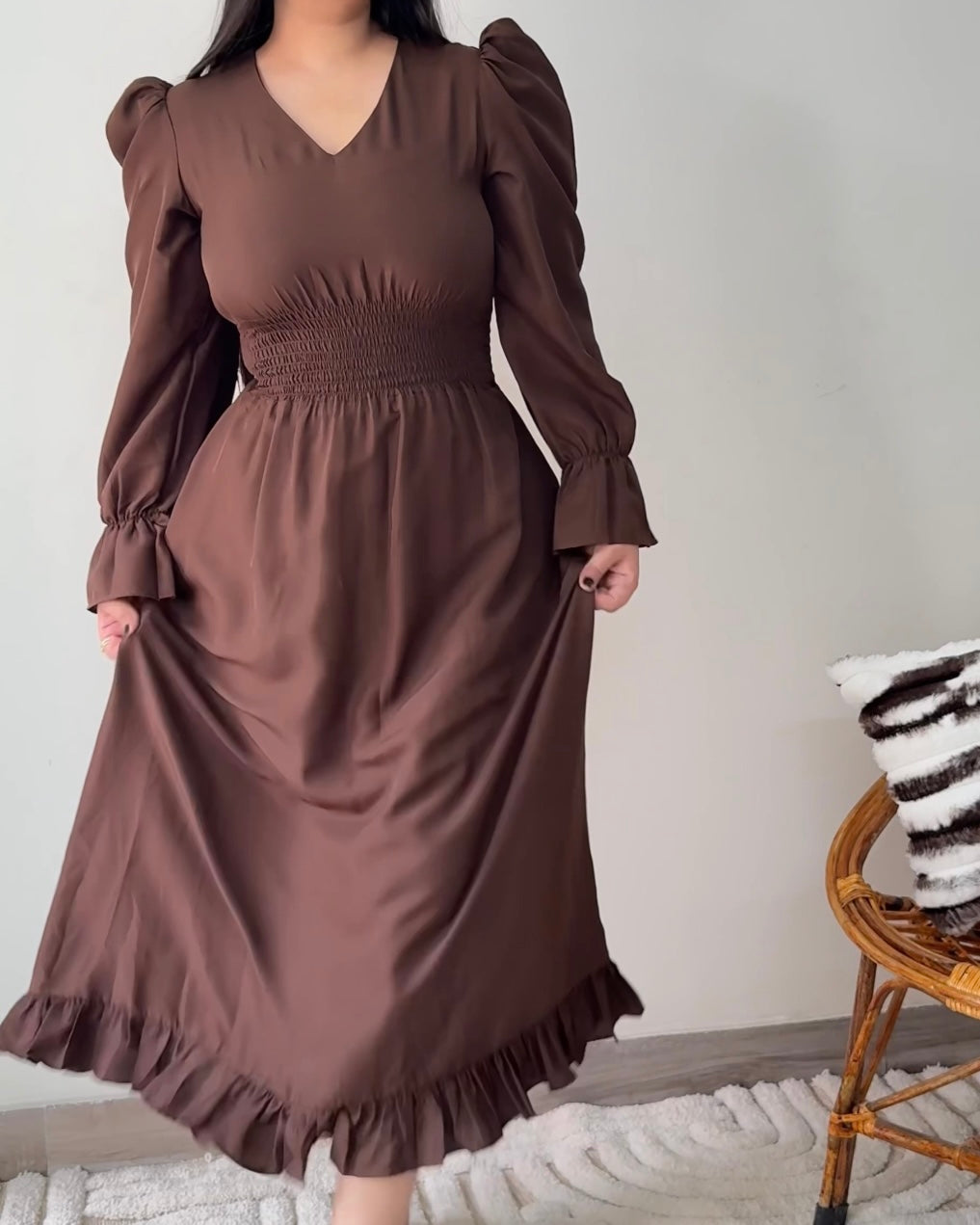 Paige Brown Boho Maxi Dress