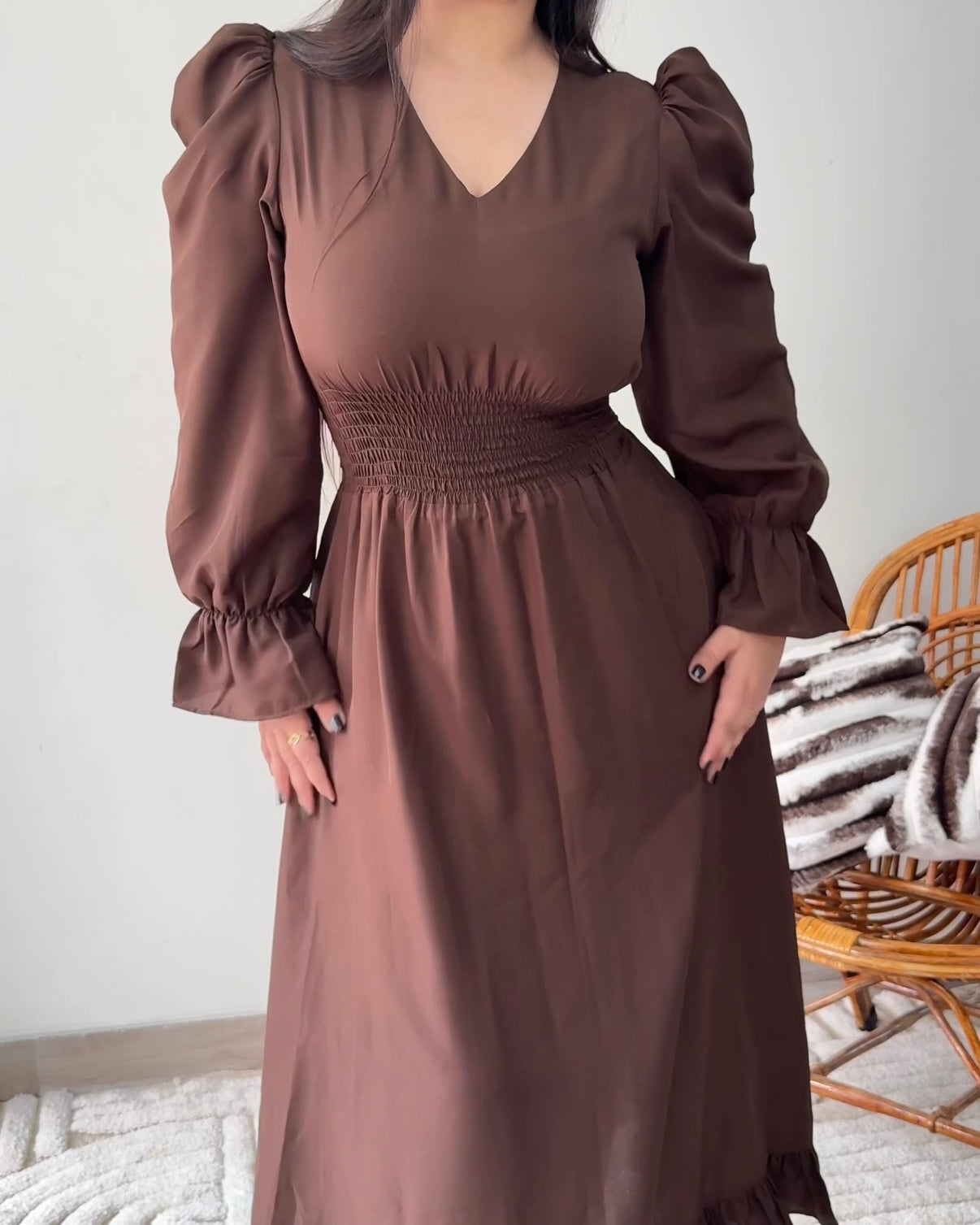 Paige Brown Boho Maxi Dress