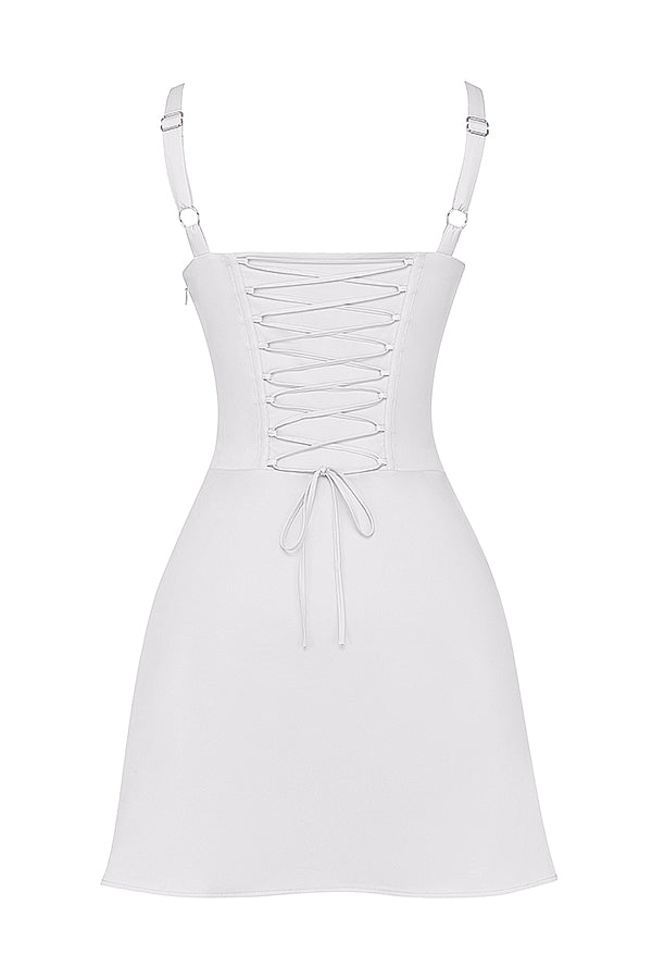 Matilda White Corset Mini Dress