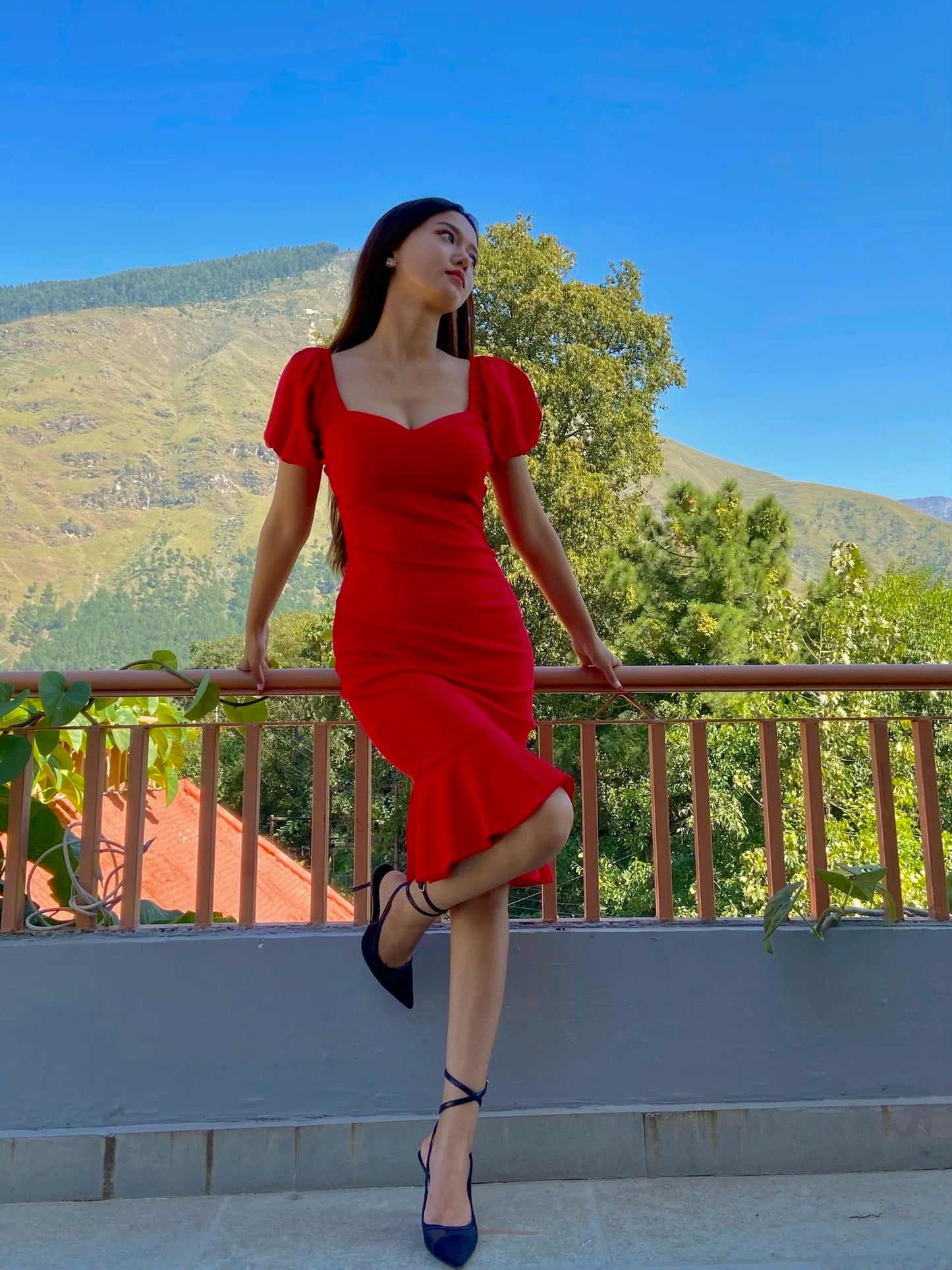 Maria Dress in Red
