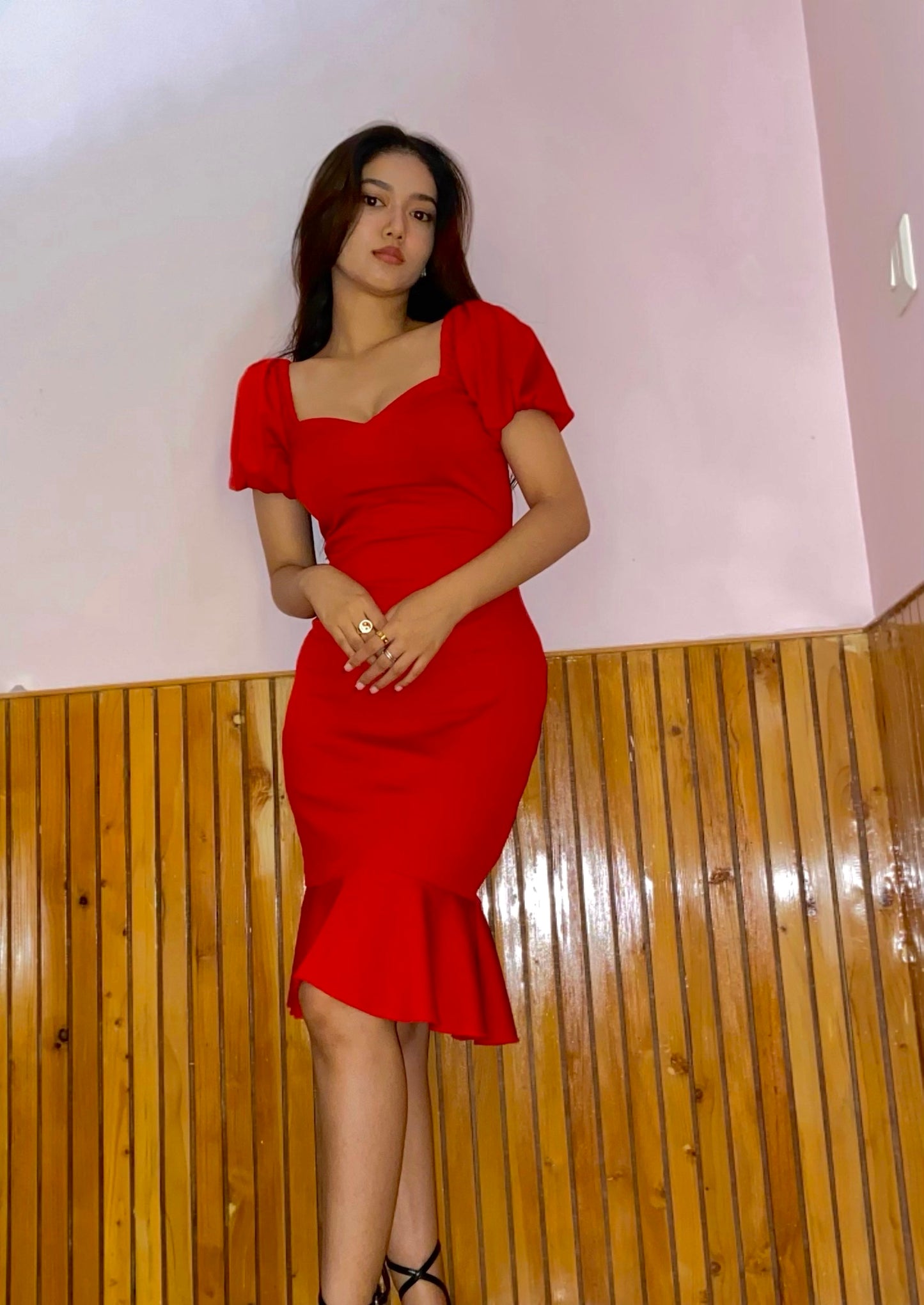 Maria Dress in Red
