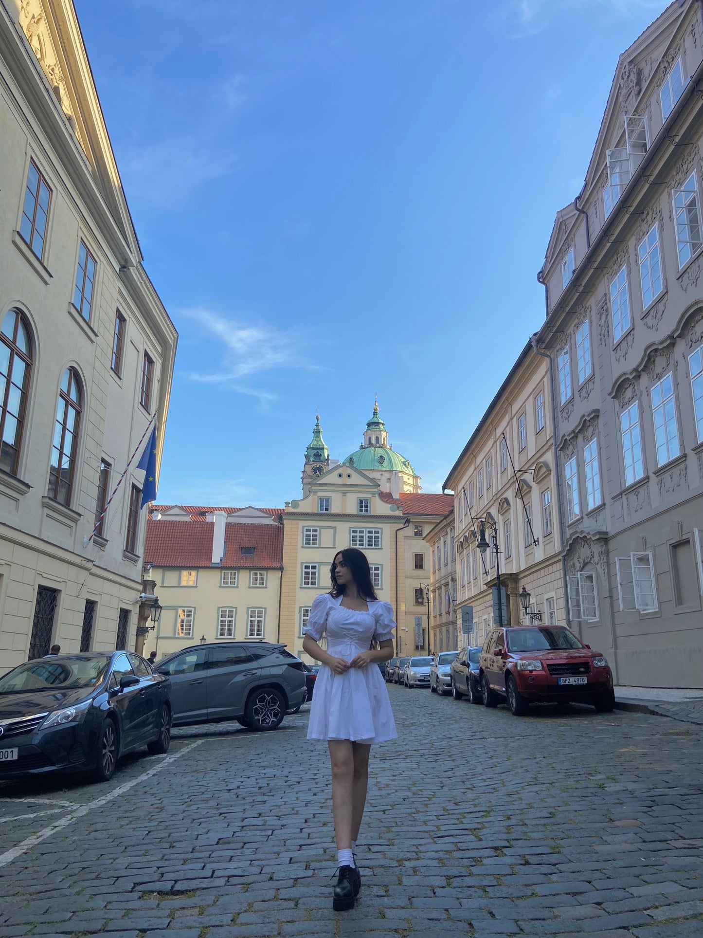 Adeline Dress in white
