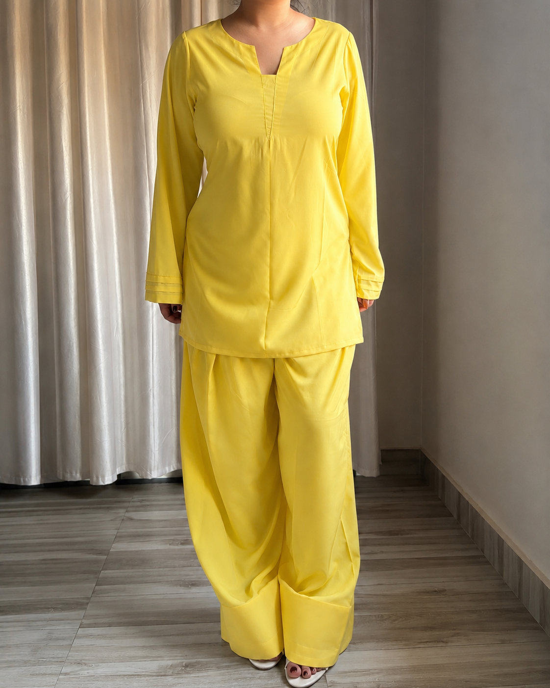 Yellow Farshi Set