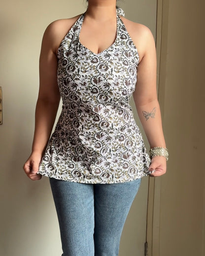 Siya Noor Gul Halter Kurti