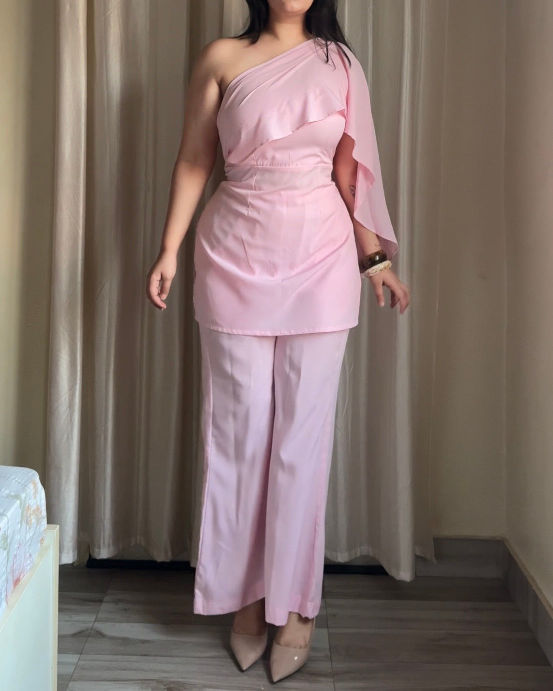 Blush Barbie Drape Set