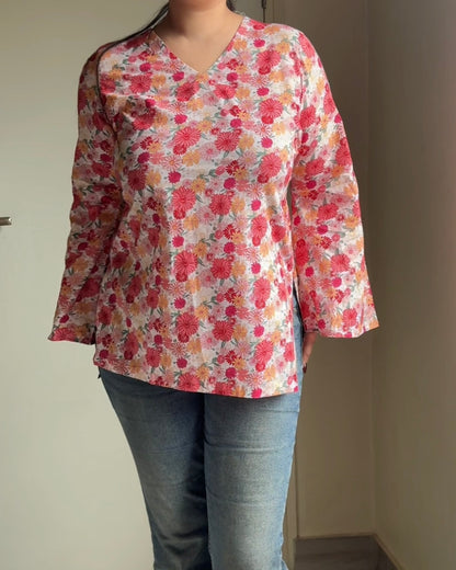 Radhika Criss-Cross Back Kurti