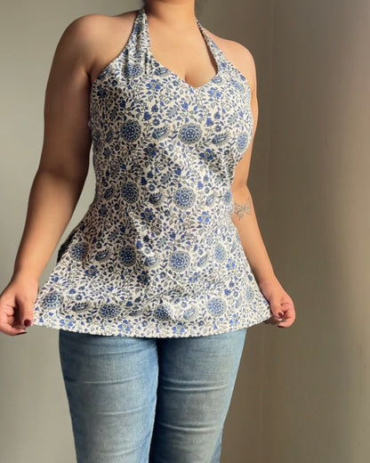 Siya Halter Corset Kurti