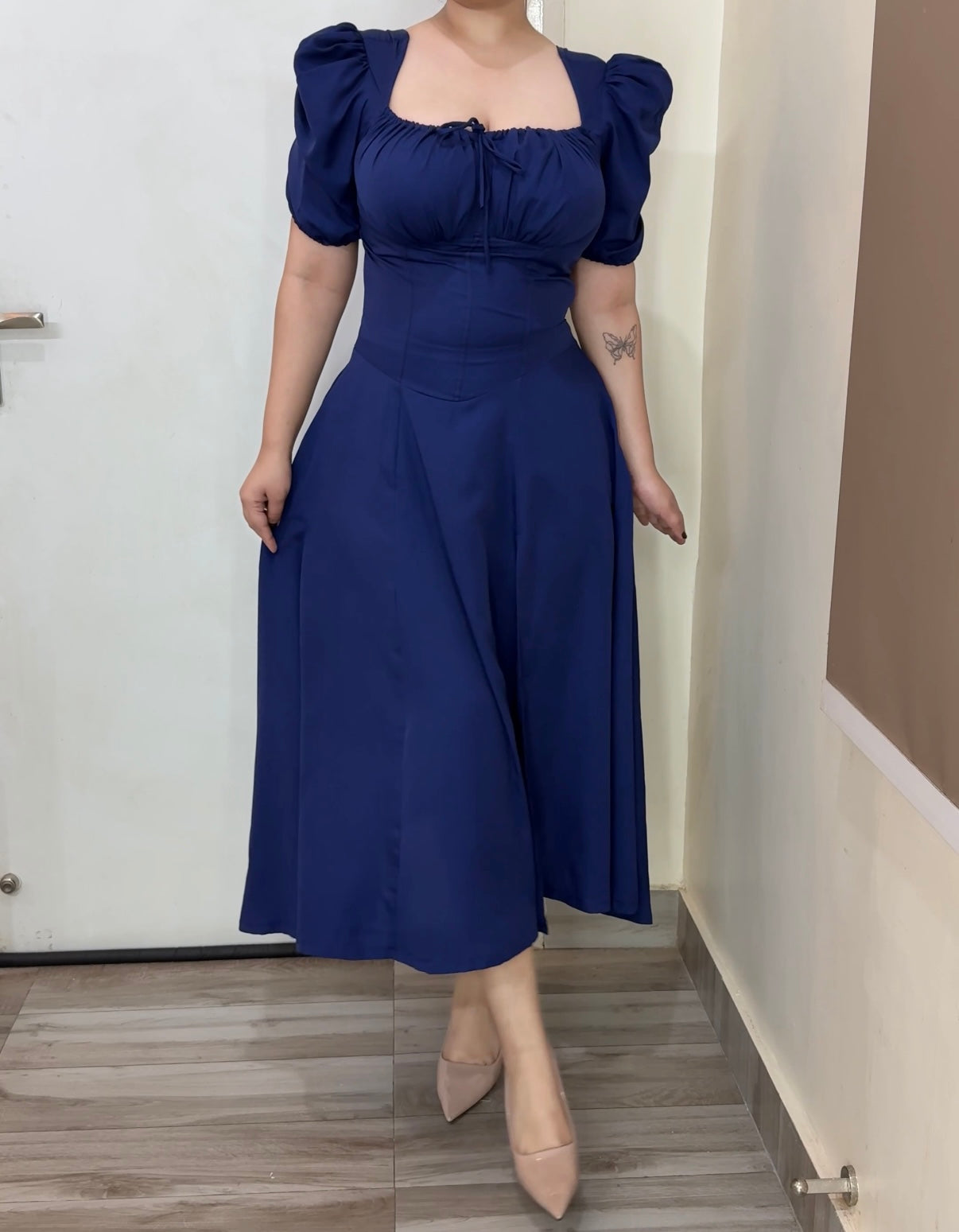 Cinderella French Navy Sundress