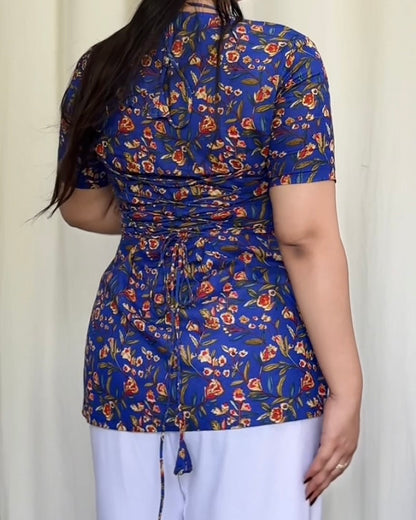 Naina Cut- Out Corset Kurti