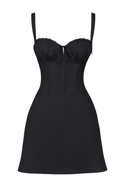 Matilda Black Corset Mini Dress