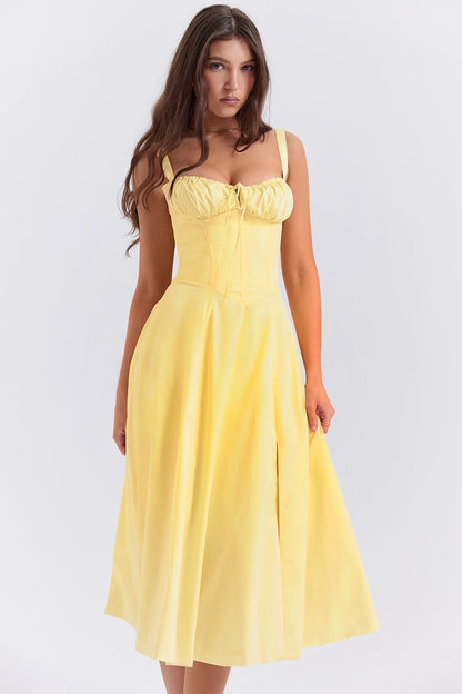 Sabrina Buttercup Bustier Sundress