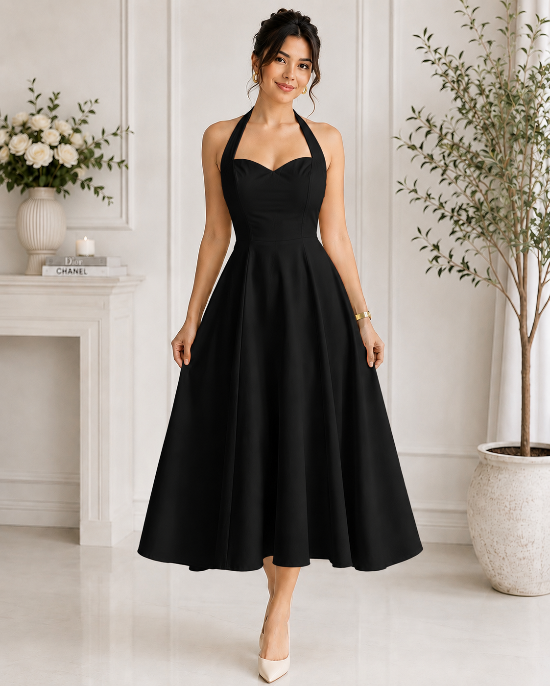 Chloe Halter Dress