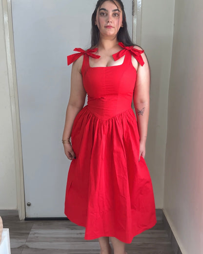 Rosa Red Rose Sundress