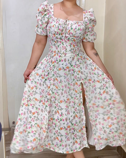 Isabella Floral Bustier Sundress