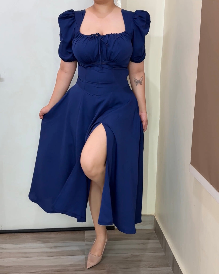 Cinderella French Navy Sundress