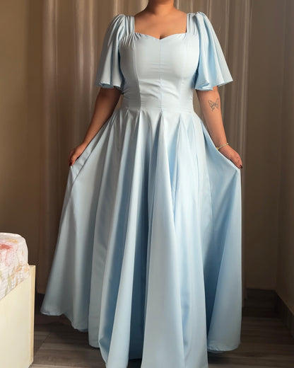 Giorgina Powder Blue Maxi Dress