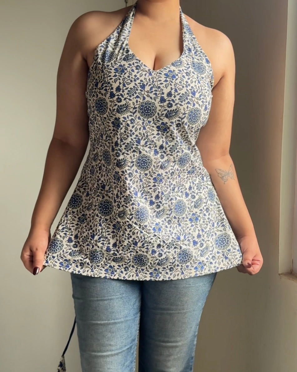 Siya Halter Corset Kurti