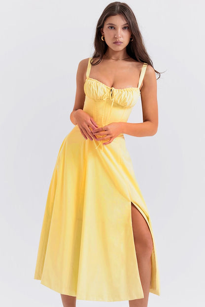 Sabrina Buttercup Bustier Sundress