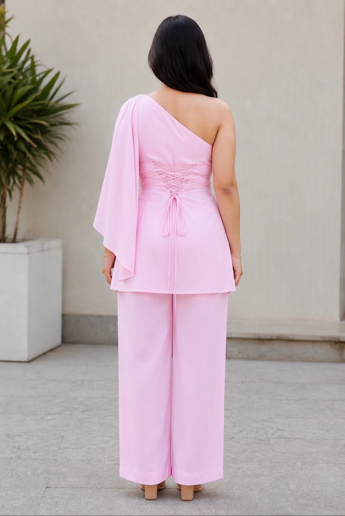 The Blush Drape Set