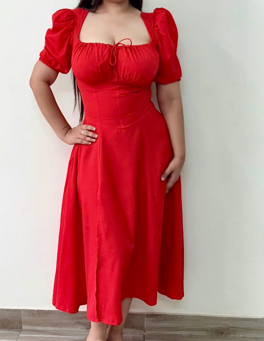 Cinderella Red Rose Sundress