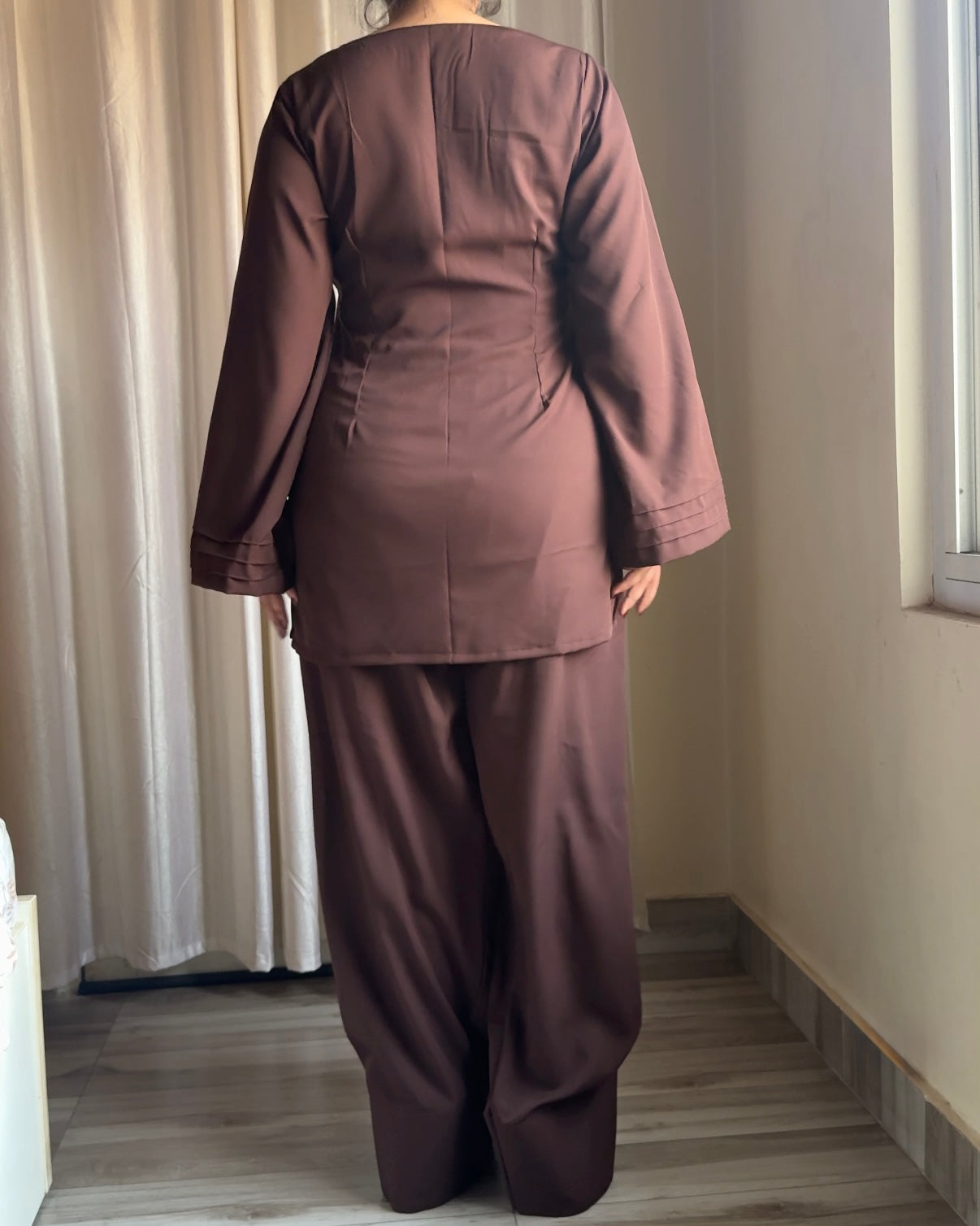 Coffee Brown Farshi Set