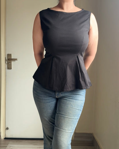 Charm Peplum Top