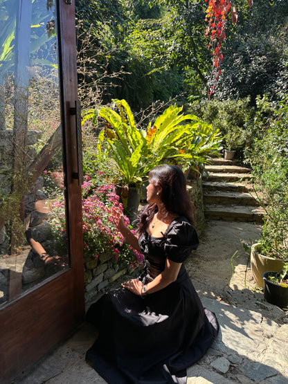 Talia Black Corset Dress