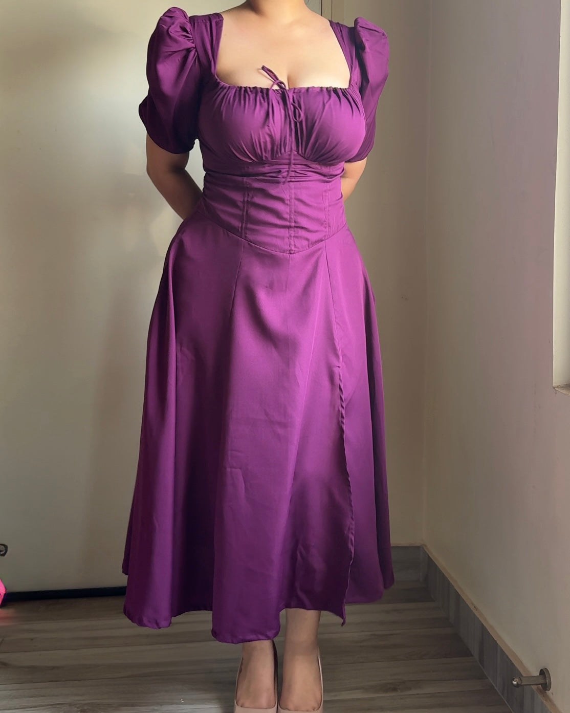 Cinderella Berry Purple Sundress