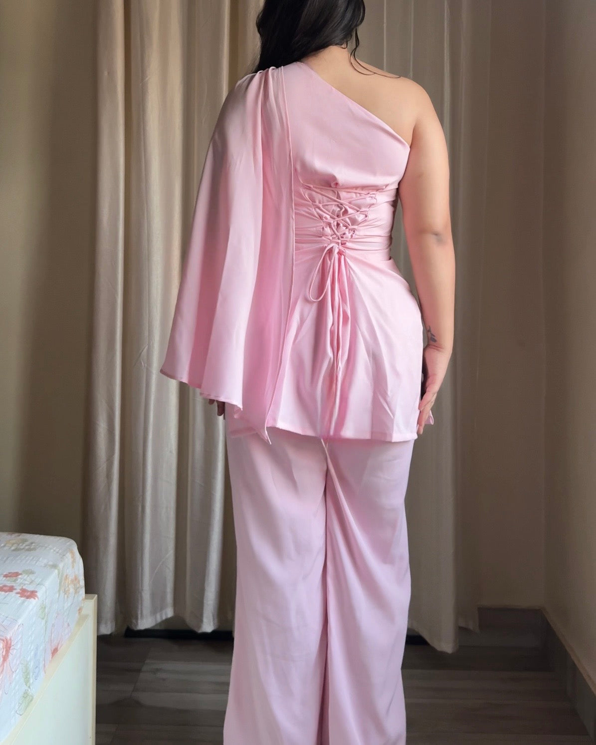 Blush Barbie Drape Set